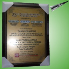 Plaque - Opening Ceramony Plaque